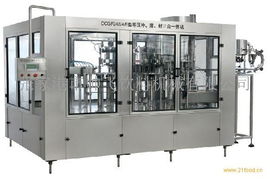 dcgf系列等壓灌裝沖瓶封口三合一體機(jī)在碳酸飲料生產(chǎn)中的應(yīng)用